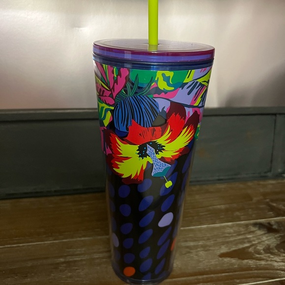 Starbucks Floral Tumbler 24oz NWT - Picture 2 of 3